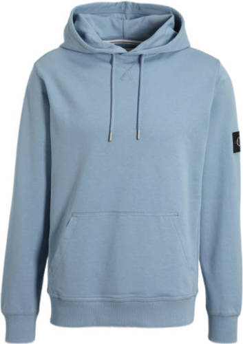 CALVIN KLEIN JEANS hoodie met logo iceland blue