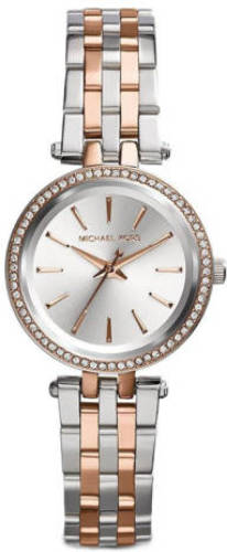 Michael Kors horloge MK3298 Petite Darci zilverkleurig/rosé