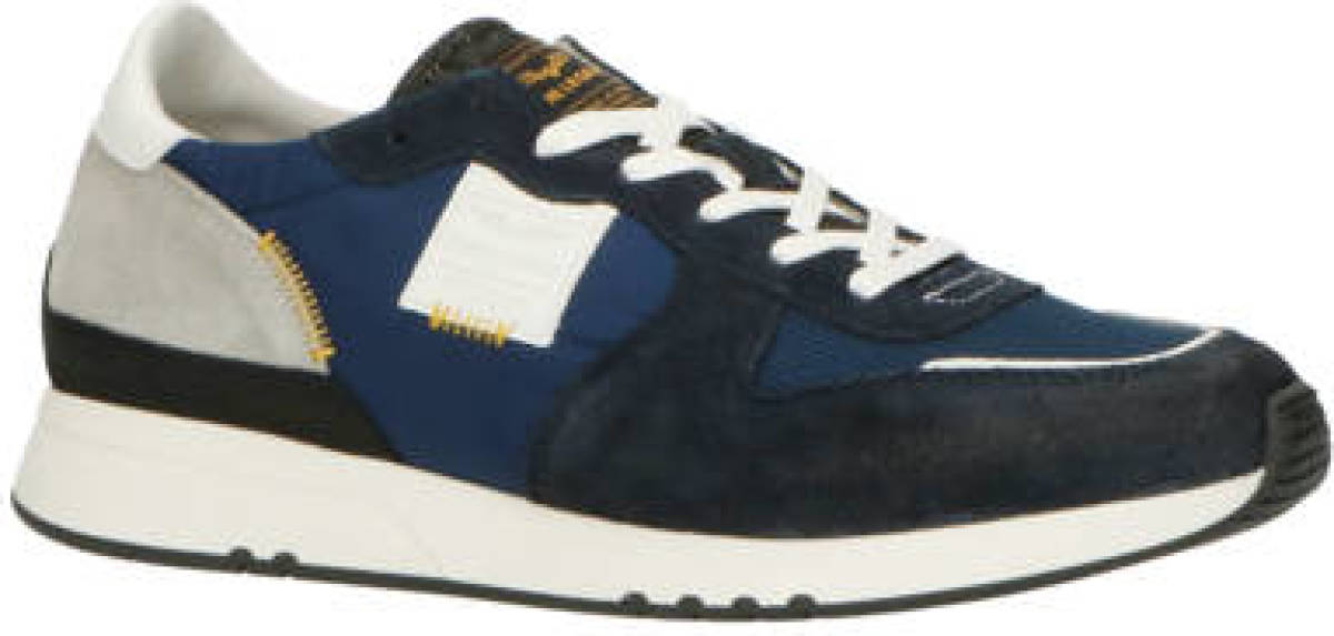 PME Legend Orville leren sneakers donkerblauw