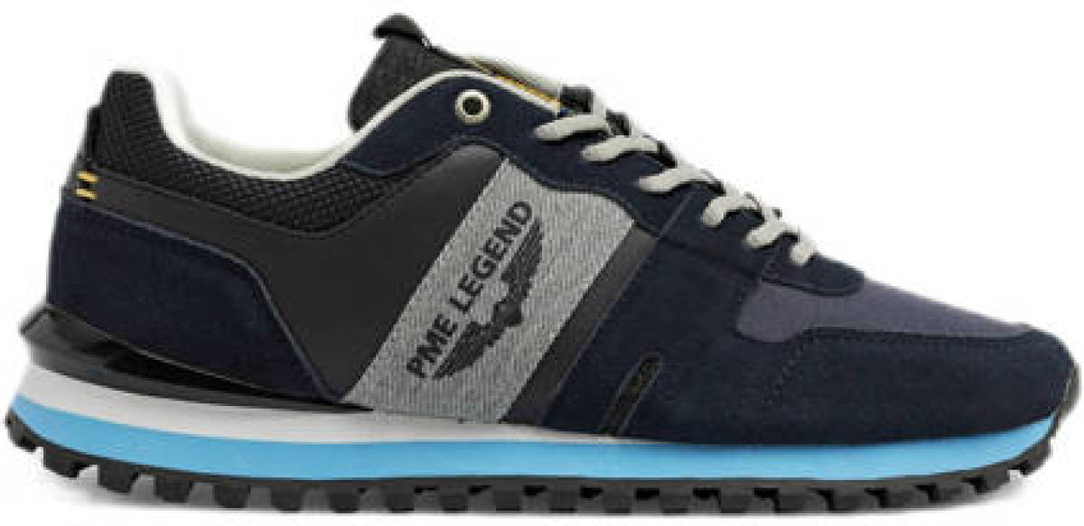 PME Legend Reliant suède sneakers donkerblauw