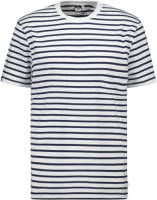 America Today gestreept regular fit T-shirt white/blue
