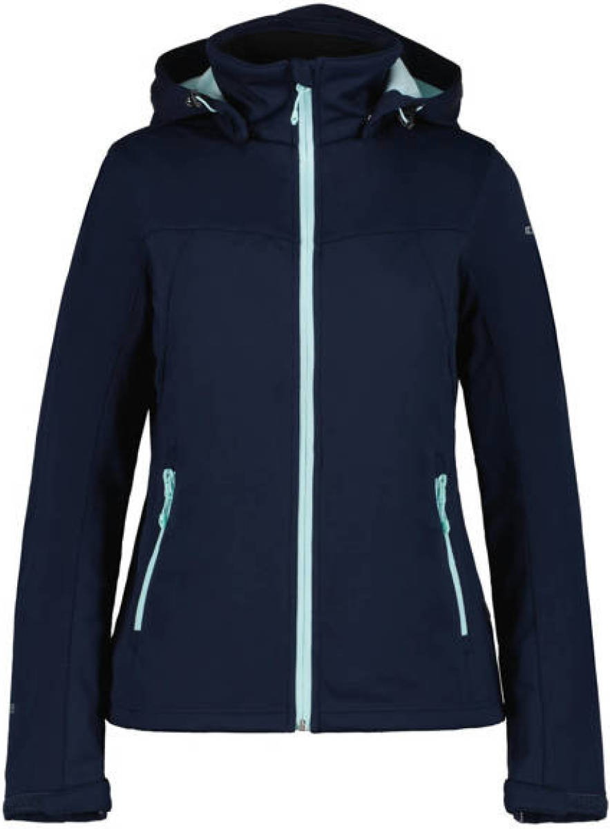 Icepeak softshell jack Boise blauw