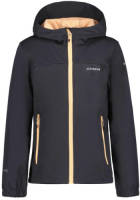 Icepeak meisjes outdoor softshell jas Kleve jr antraciet/roze