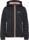 Icepeak meisjes outdoor softshell jas Kleve jr antraciet/roze