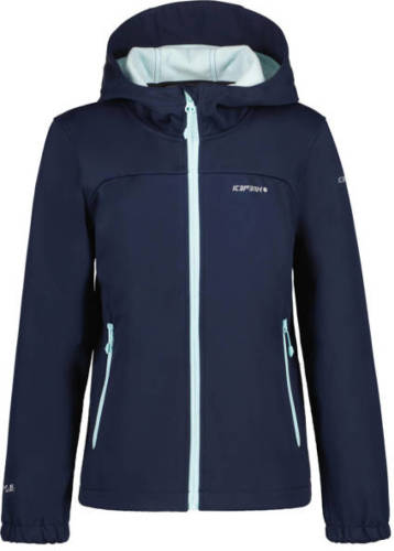 Icepeak meisjes outdoor softshell jas Kleve jr blauw
