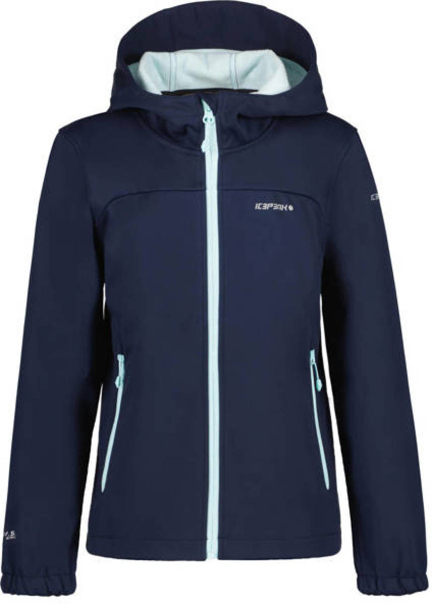 Icepeak meisjes outdoor softshell jas Kleve jr blauw