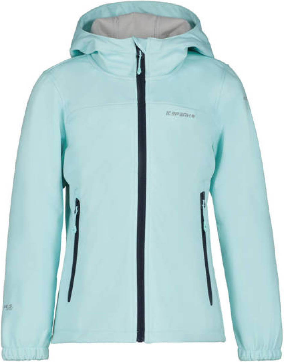 Icepeak meisjes outdoor softshell jas Kleve jr lichtblauw