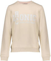 Geisha sweater met tekst ecru