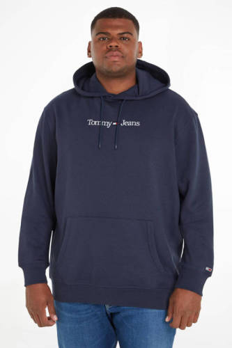 Tommy Jeans Big & Tall hoodie met logo c87 twilight navy