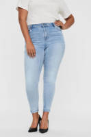 VERO MODA CURVE high waist skinny jeans light denim