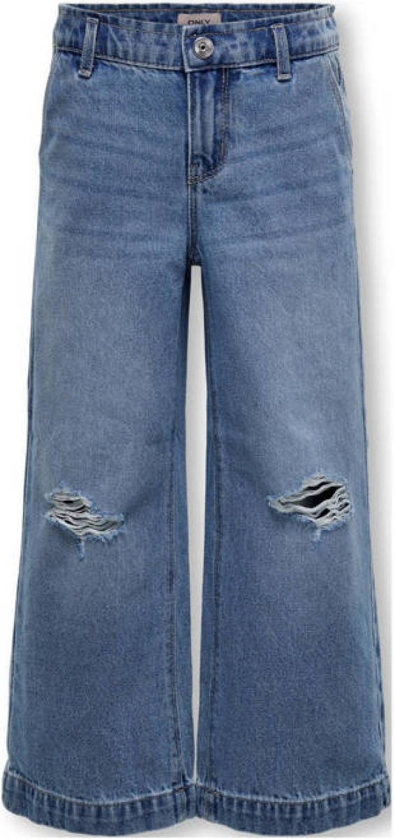 KIDS Only GIRL wide leg jeans KOGCOMET light blue denim