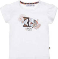 Dirkje T-shirt met printopdruk wit