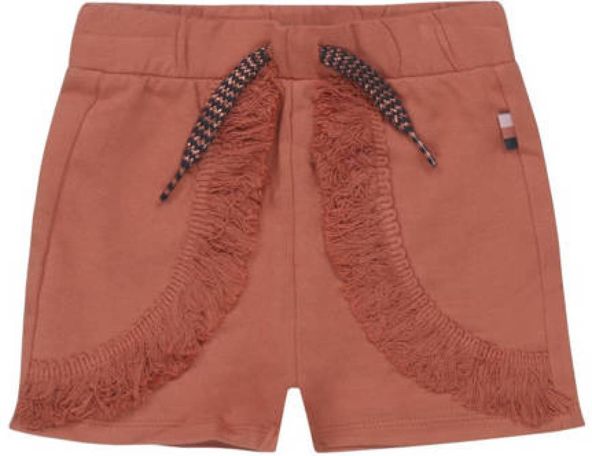 Dirkje straight fit short bruin