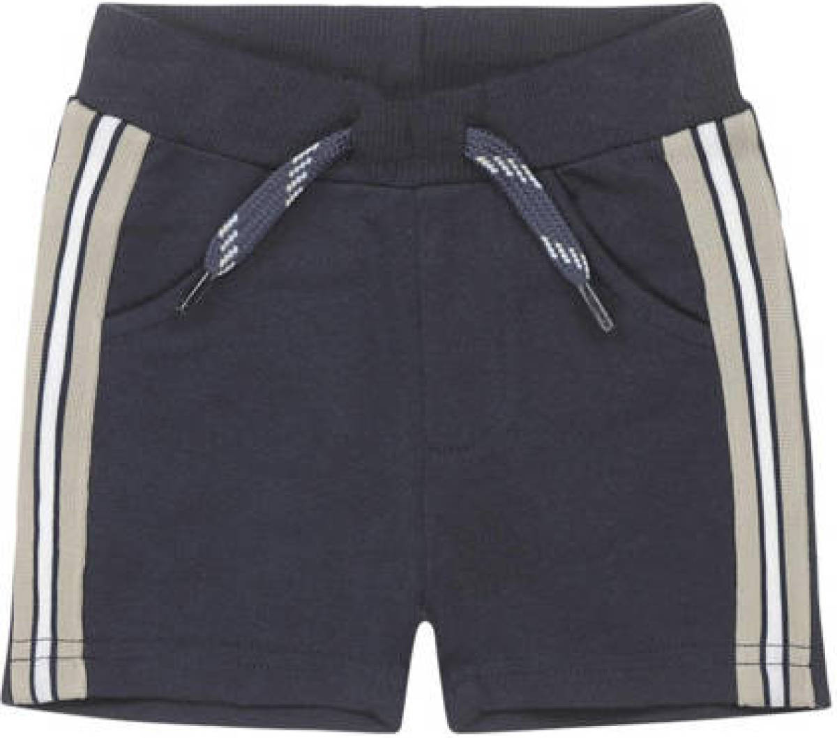 Dirkje regular fit sweatshort blauw