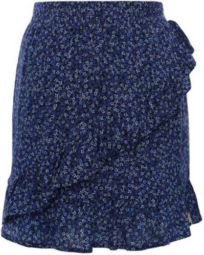 LOOXS 10sixteen gebloemde rok blauw