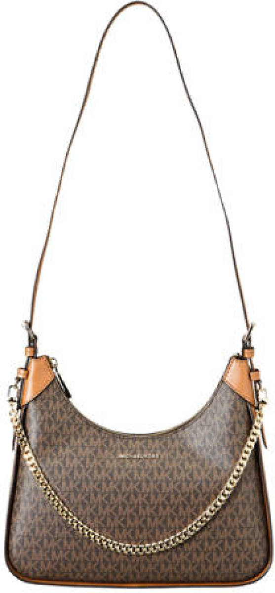 Michael Kors crossbody tas Wilma met logoprint bruin