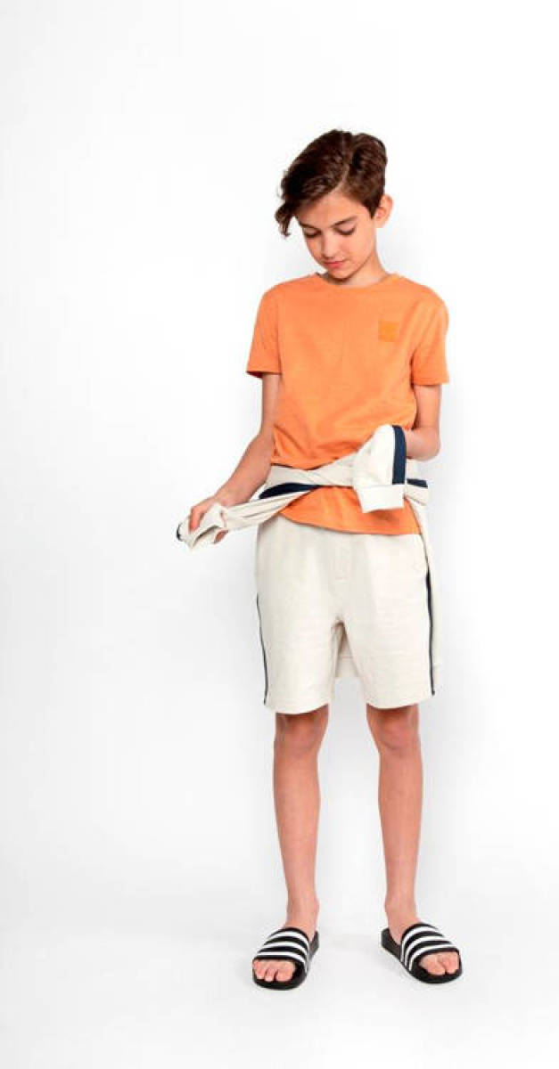 No Way Monday T-shirt licht cognac