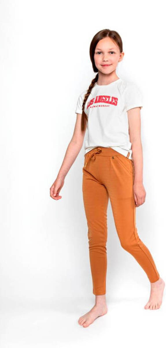 No Way Monday T-shirt met tekst offwhite
