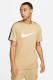 Nike T-shirt met logo zand