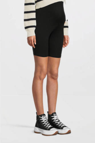 ONLY MATERNITY zwangerschaps biker short - set van 2 zwart