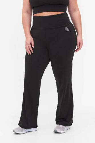 ACTIVE By Zizzi flared sportlegging Asym zwart