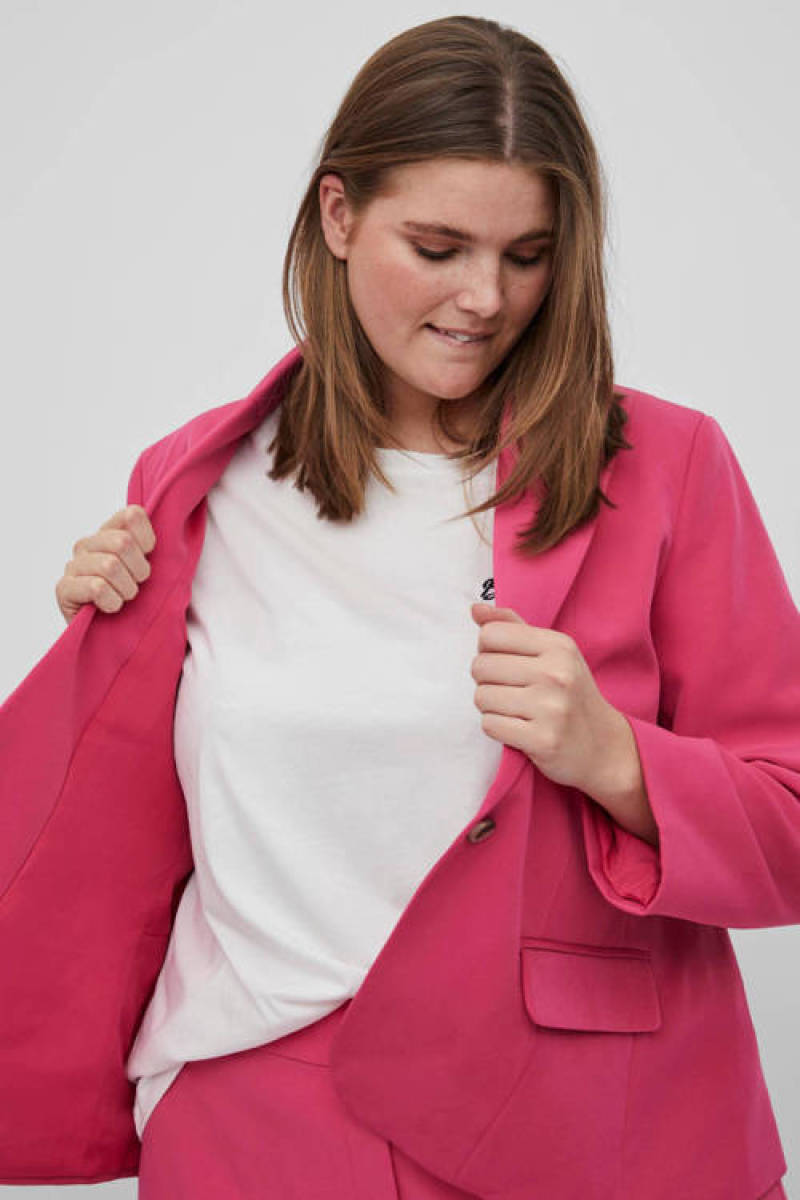 EVOKED VILA loose fit blazer VIIVY roze