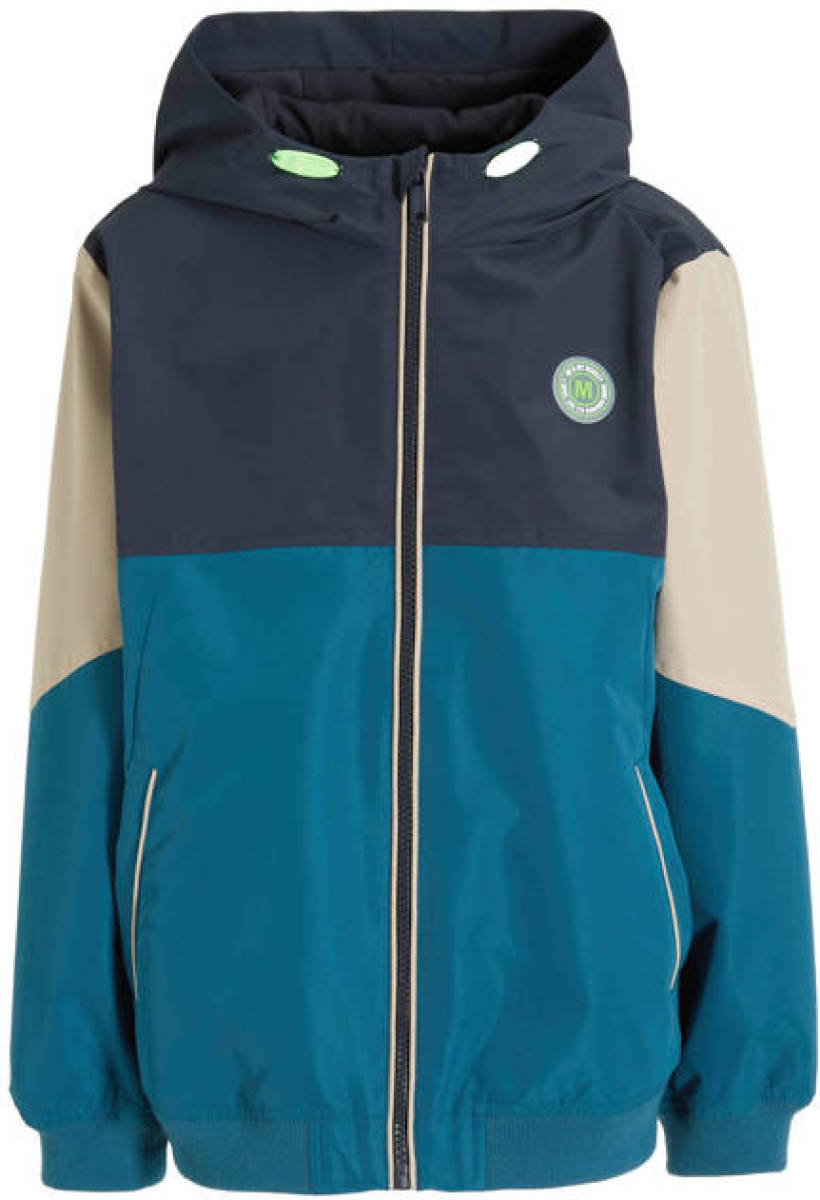 Me & My Monkey zomerjas Max petrol/donkerblauw/zand