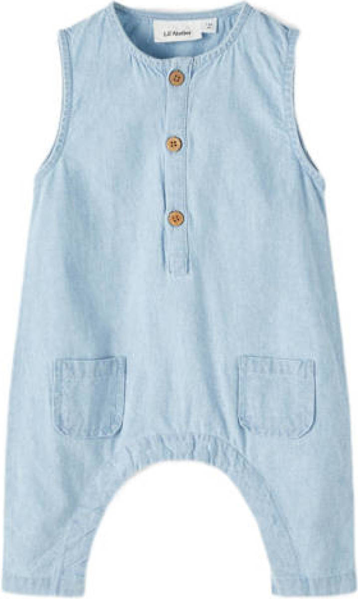 LIL' ATELIER BABY baby boxpak NBMDALEY van biologisch katoen light blue denim