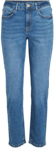 VILA straight fit jeans VIALICE blauw