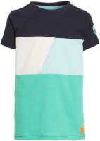 Orange Stars T-shirt Mel donkerblauw/mintgroen