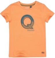 Quapi T-shirt met printopdruk oranje