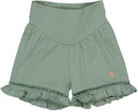 Quapi regular fit short QVIVIAN zachtarmy groen