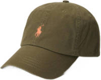 Ralph Lauren pet met logo kaki