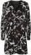 VERO MODA jurk VMPOLLIANA met all over print zwart/wit