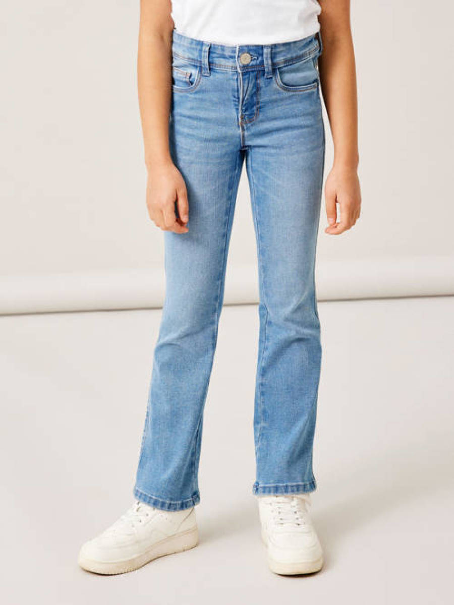 NAME IT KIDS bootcut jeans NKFPOLLY medium blue denim