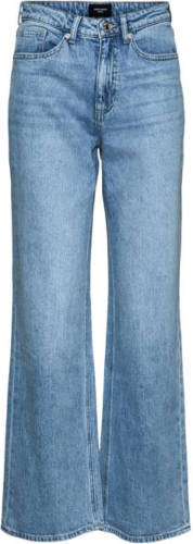 VERO MODA high waist loose fit jeans VMTESSA blauw