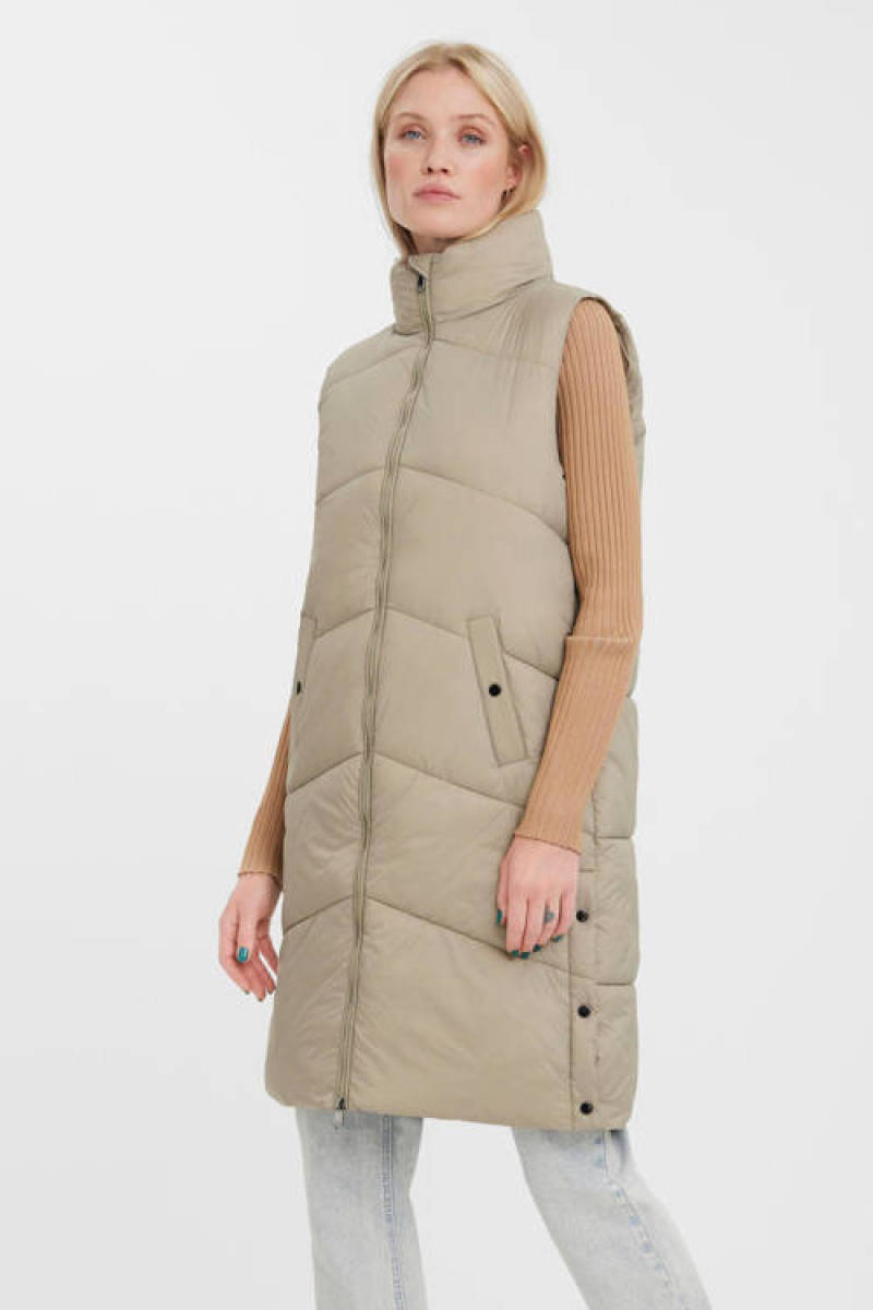 VERO MODA bodywarmer VMUPPSALA beige