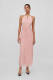 VILA halter maxi jurk VIJULIETTE met open detail roze