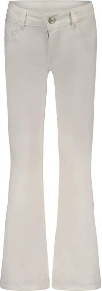 Moodstreet flared jeans white