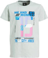 Me & My Monkey T-shirt Mylo met printopdruk ecru