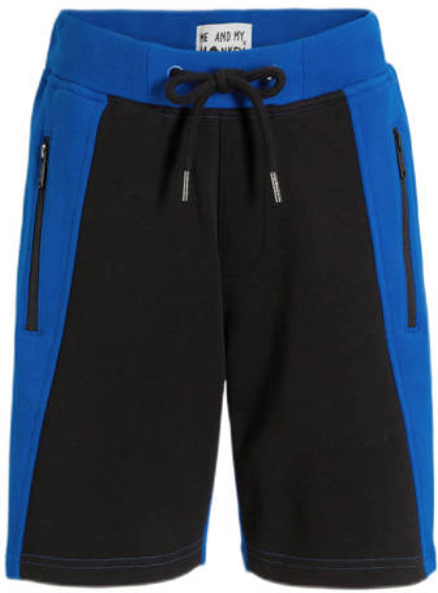 Me & My Monkey short Moos blauw/zwart
