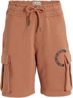 Me & My Monkey cargo short Mitchel met printopdruk bruin
