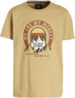 Me & My Monkey T-shirt Mozes met printopdruk beige