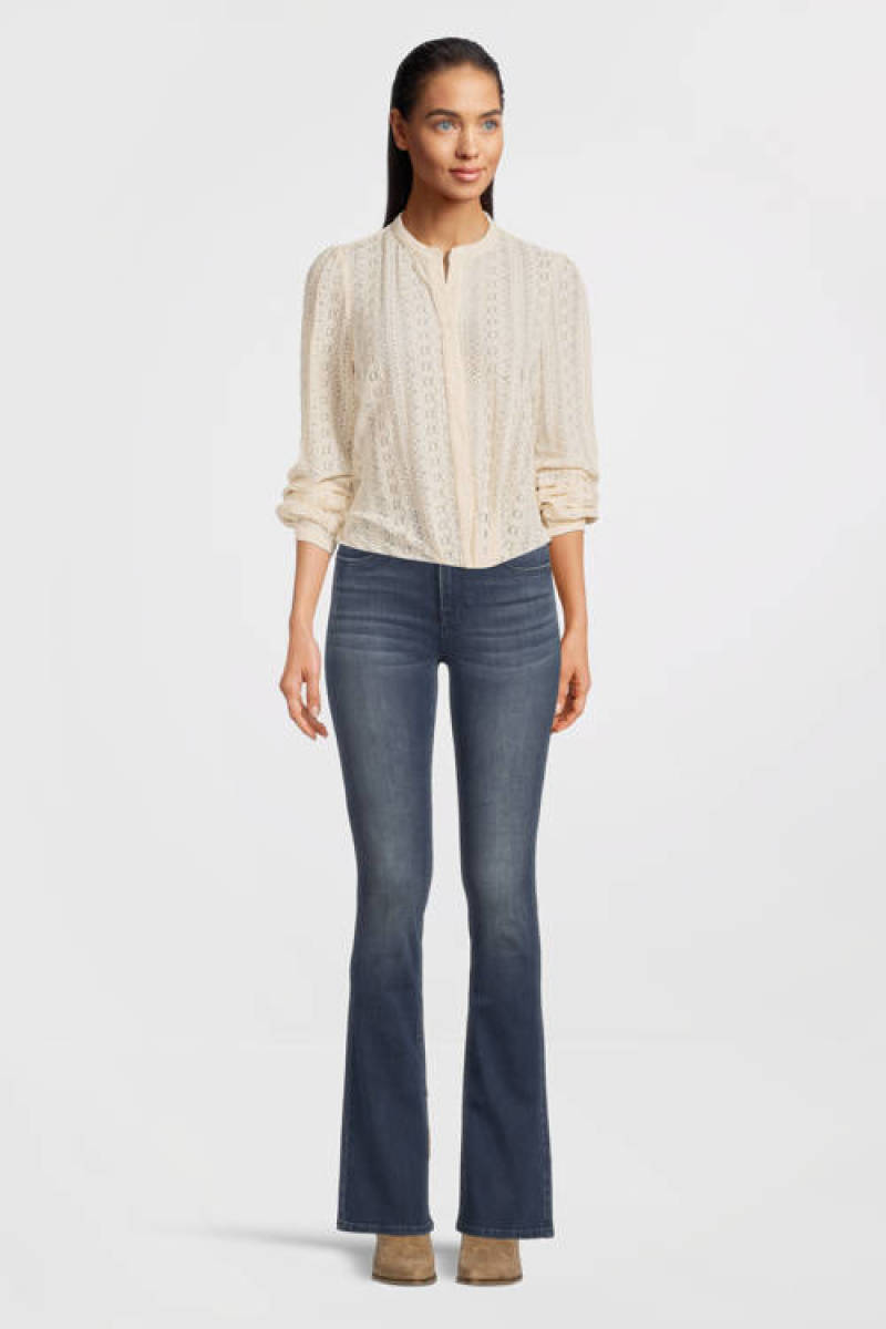 Only flared jeans ONLHUSH donkerblauw