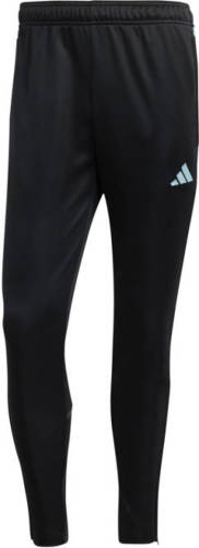 adidas Performance Senior sportbroek Tiro zwart/lichtblauw