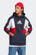 adidas Sportswear hoodie donkerblauw/wit/rood