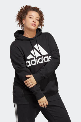 adidas Sportswear Plus Size hoodie zwart