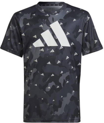 adidas Sportswear T-shirt grijs/zwart/wit