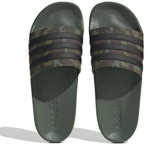 adidas Sportswear Adilette Shower badslippers zwart/groen/oranje