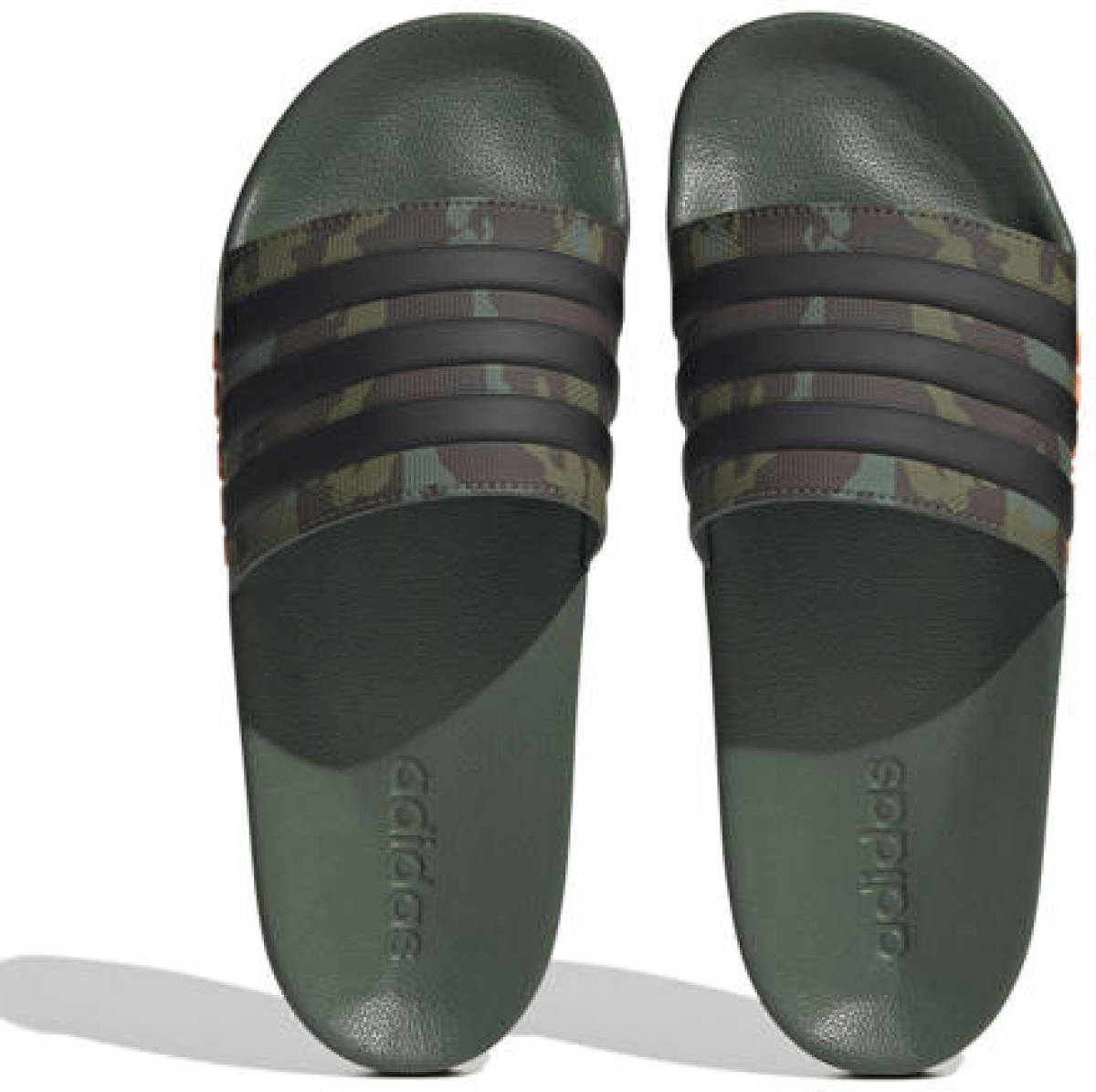 adidas Sportswear Adilette Shower badslippers zwart/groen/oranje